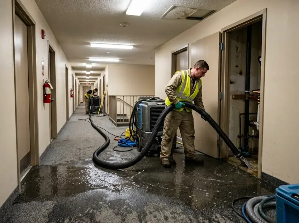 multi-unit-apartment-hallway-f-005 — frequently asked questions, Emergency Burst Pipe Water Extraction & Removal in New Berl…